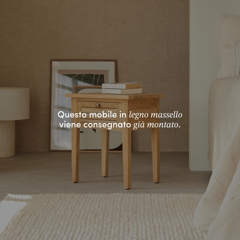 Suzette -  Comodino in teak massello