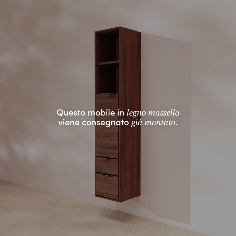 Senson - Colonna in noce massello