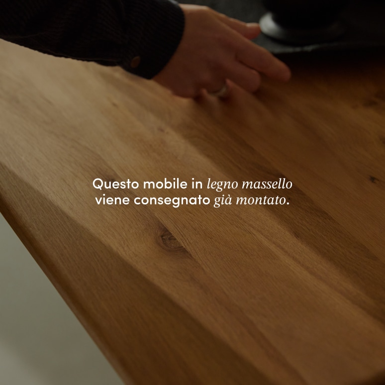 Martin - Tavolo allungabile in rovere massello per 6-12 persone