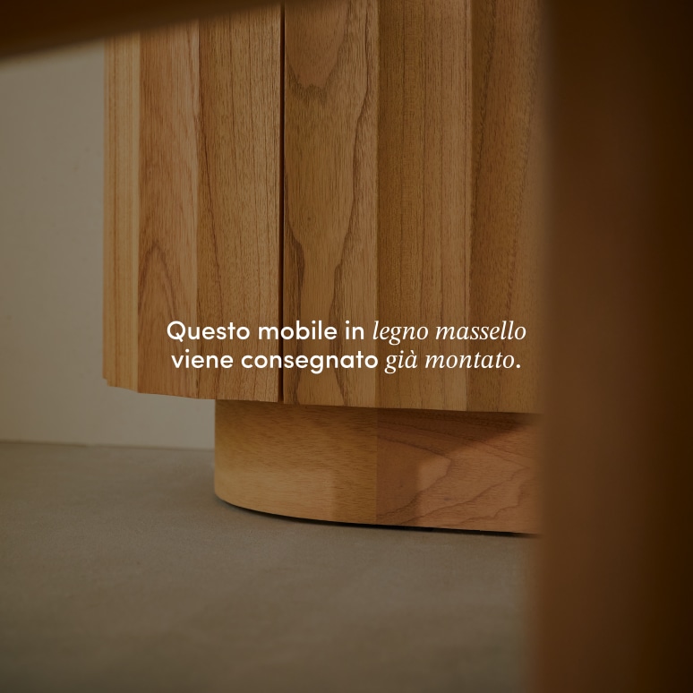 Andréa - Credenza in mindi massello 150 cm