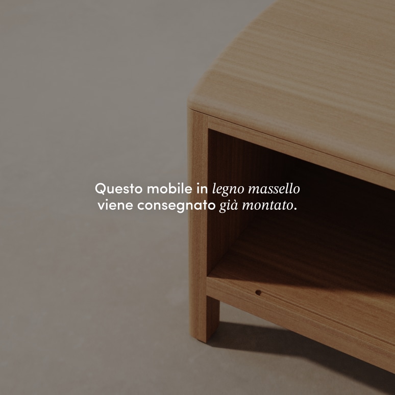 Celestine – Mobile TV in mogano 130 cm