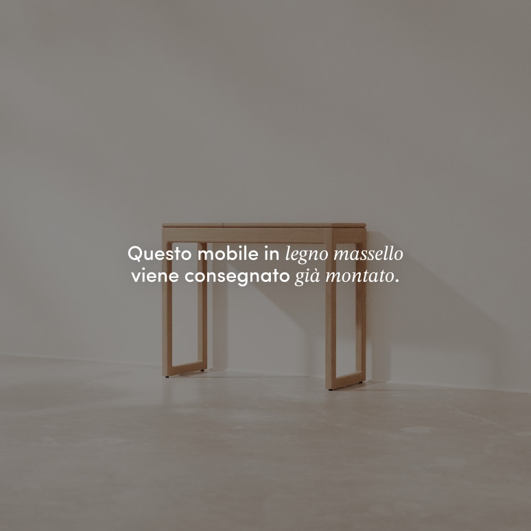 Arto - Consolle in rovere massello