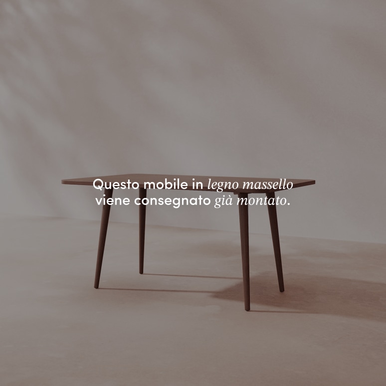 Lazare - Tavolo in pino massello 4 pers.