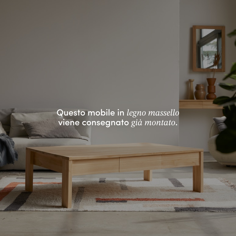 Eden - Tavolino in teak massello