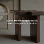 Opéra - Tavolino in rovere massello