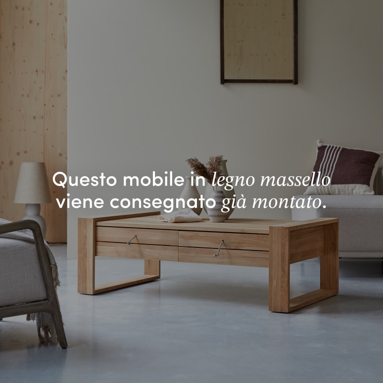 Minimalys - Tavolino in teak massello