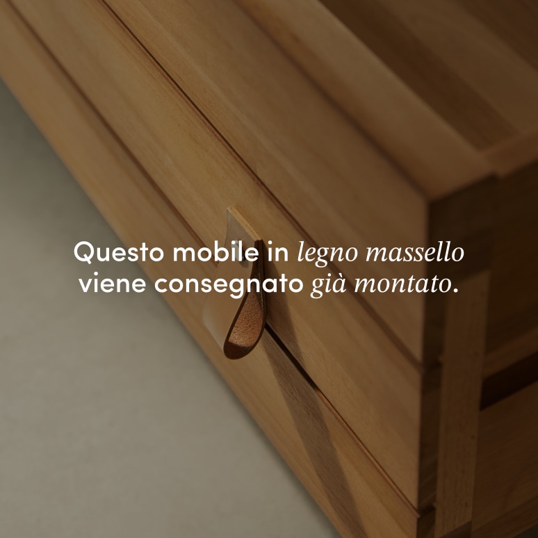 Minimalys - Armadio guardaroba in teak massello