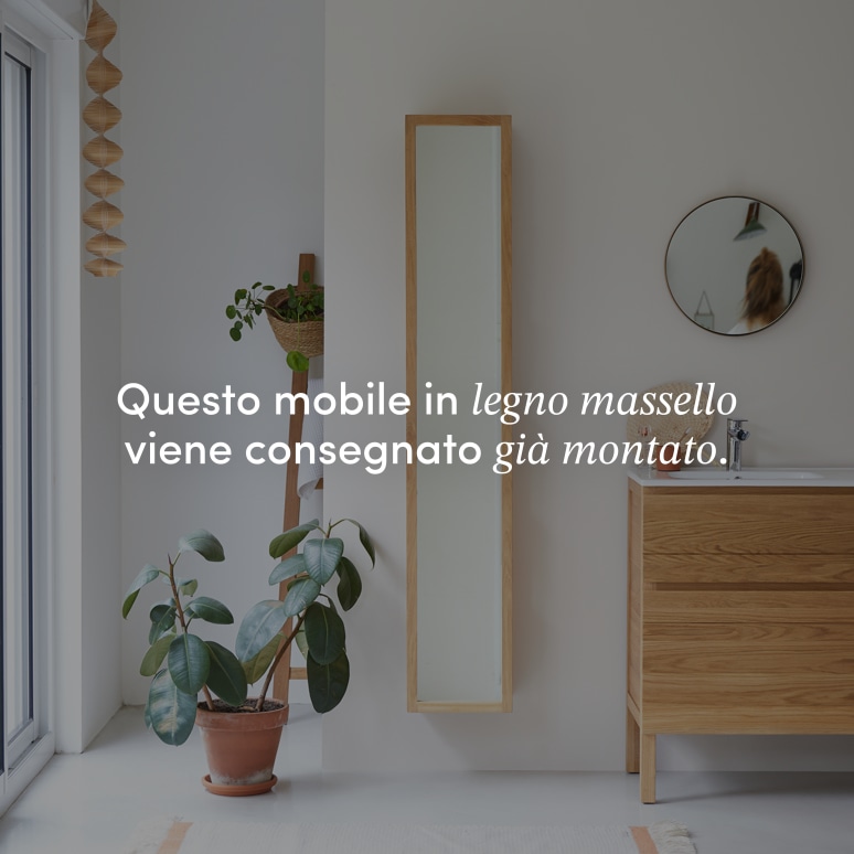 Twig - Mobile a colonna in teak massello