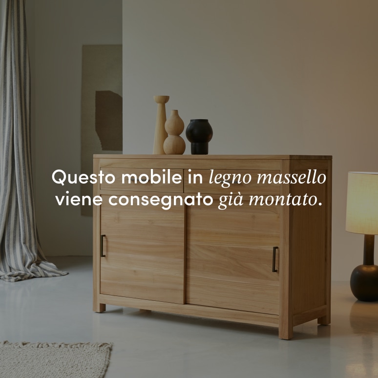 Maë - Buffet in teak massello 120 cm