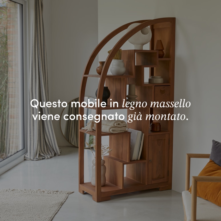 Alco Tipo - Libreria in teak massello