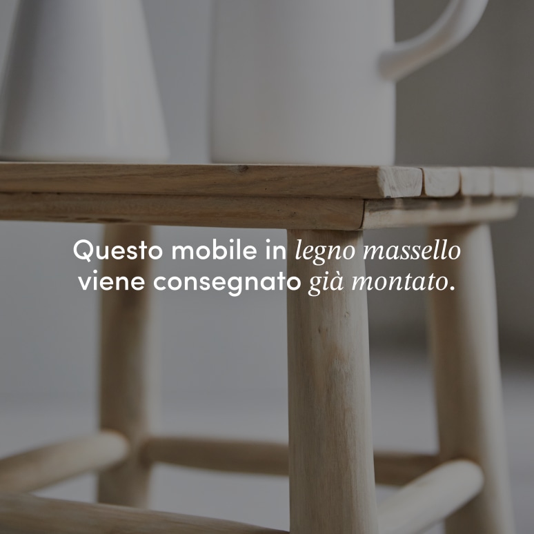 Kilim - Tavolino da divano in teak massello