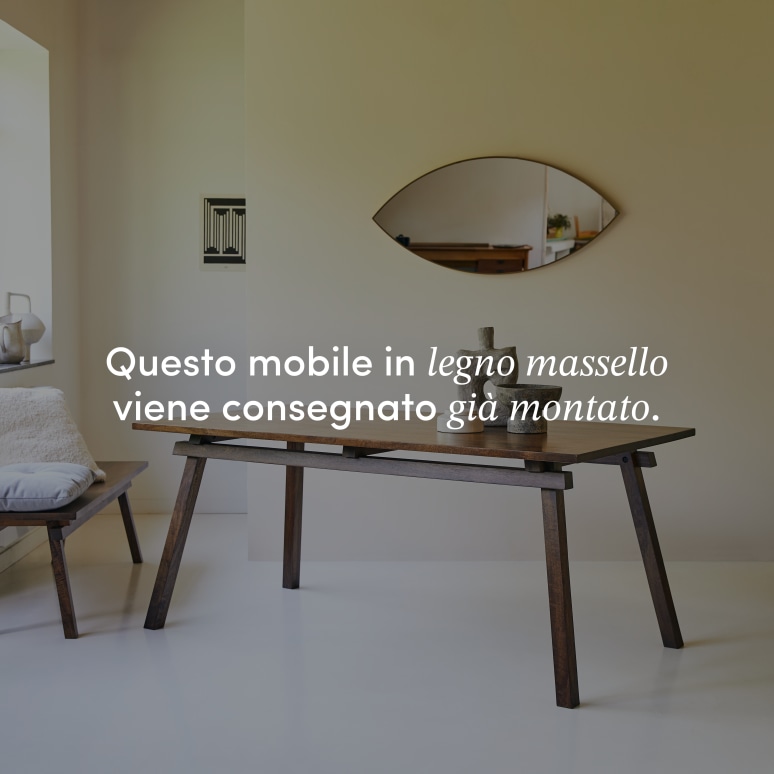 Arko - Tavolo in legno di mango massello 6/8 persone