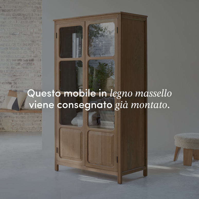 Marthe - Armadio in legno di quercia massello