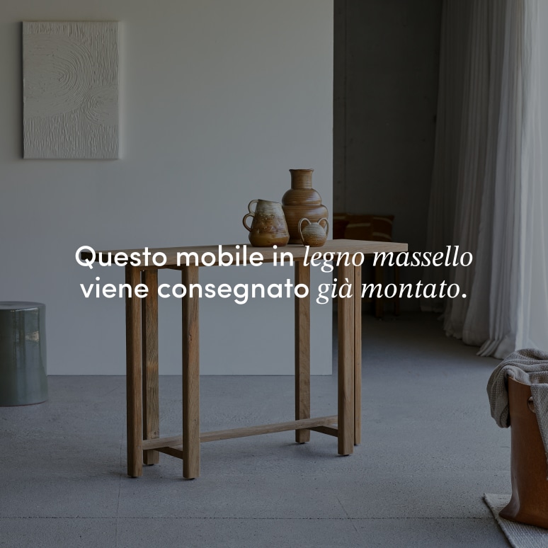 Antonia - Consolle in teak massello riciclato