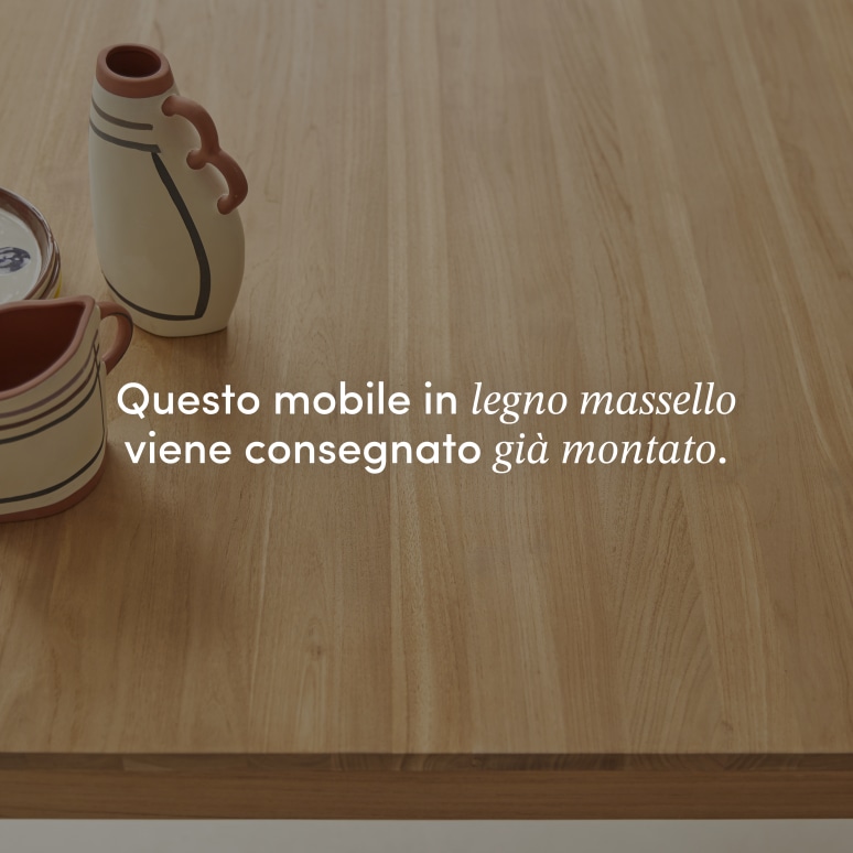 Eden - Tavolo in teak massello per 4-6 persone