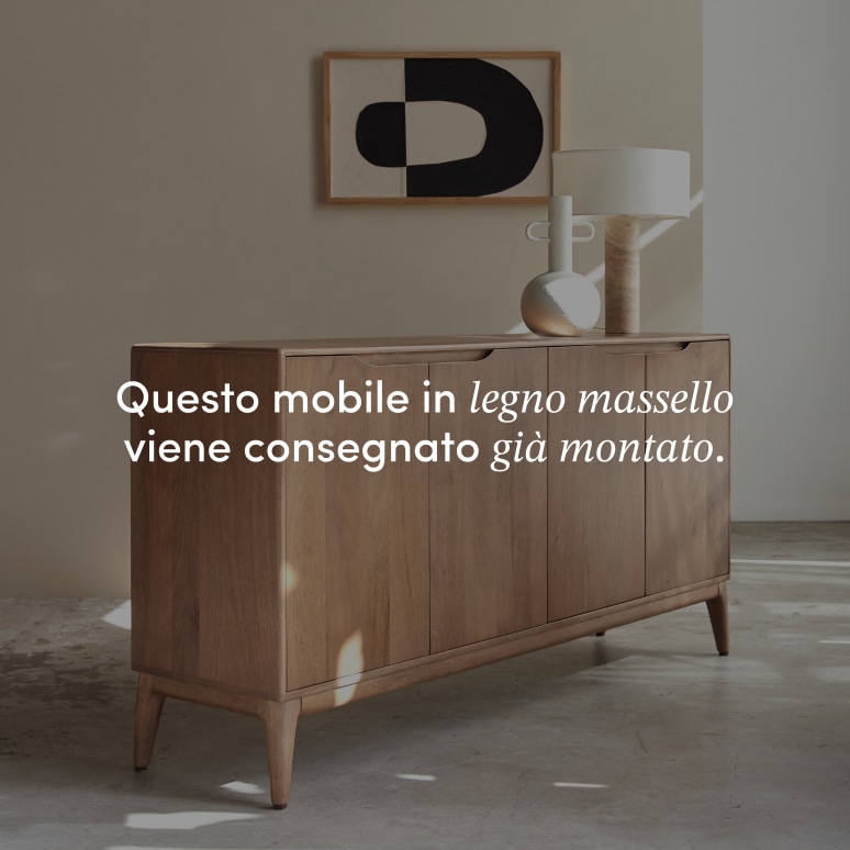 Gabrielle - Credenza in legno di mango massello 160 cm