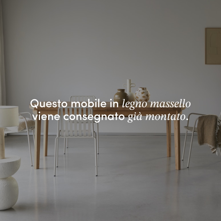 Maia - Tavolo allungabile in rovere massello 6-12 persone