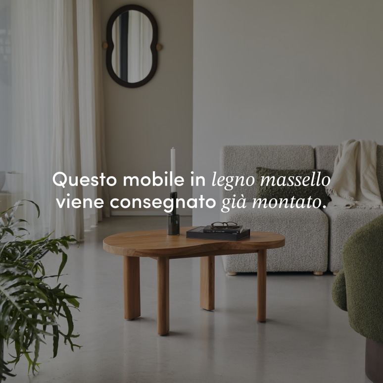 Lothaire - Tavolino in teak massello