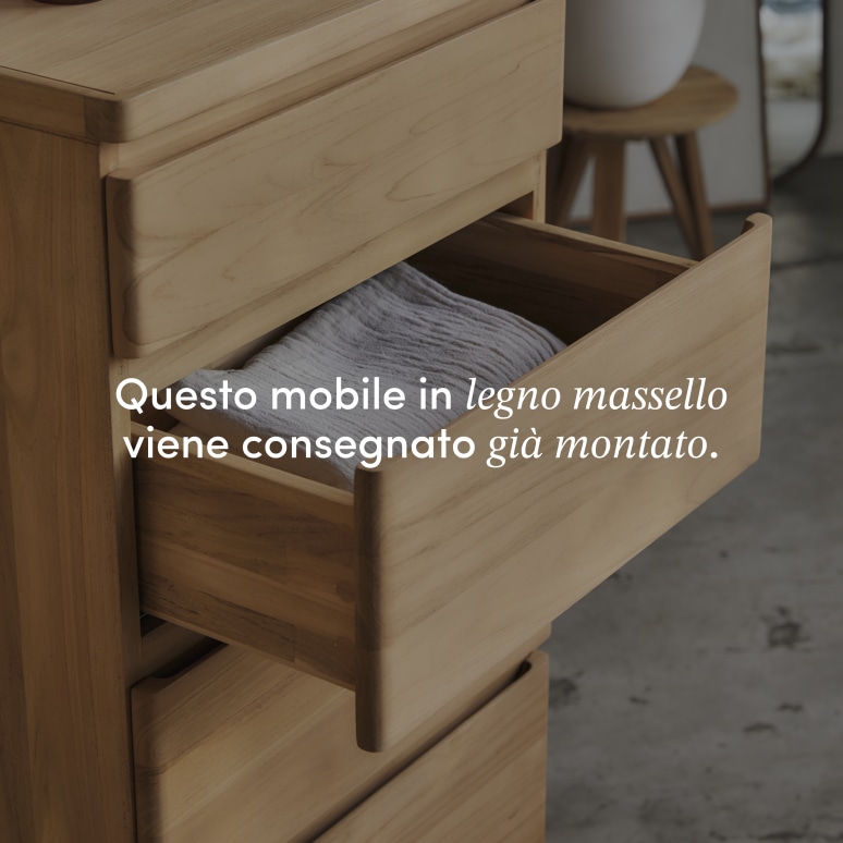 Nino - Chifonnier in teak massello