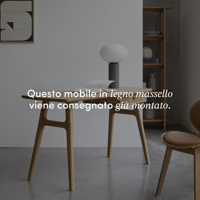 Yaël - Scrivania in rovere massello