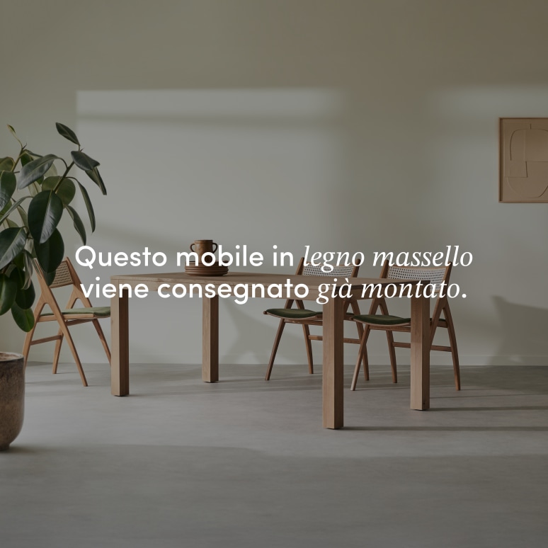 Eden - Tavolo in rovere massello 6-8 persone