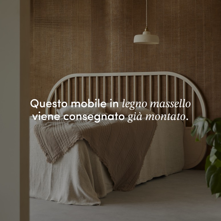 Théodore - Testiera in frassino massello 220 cm