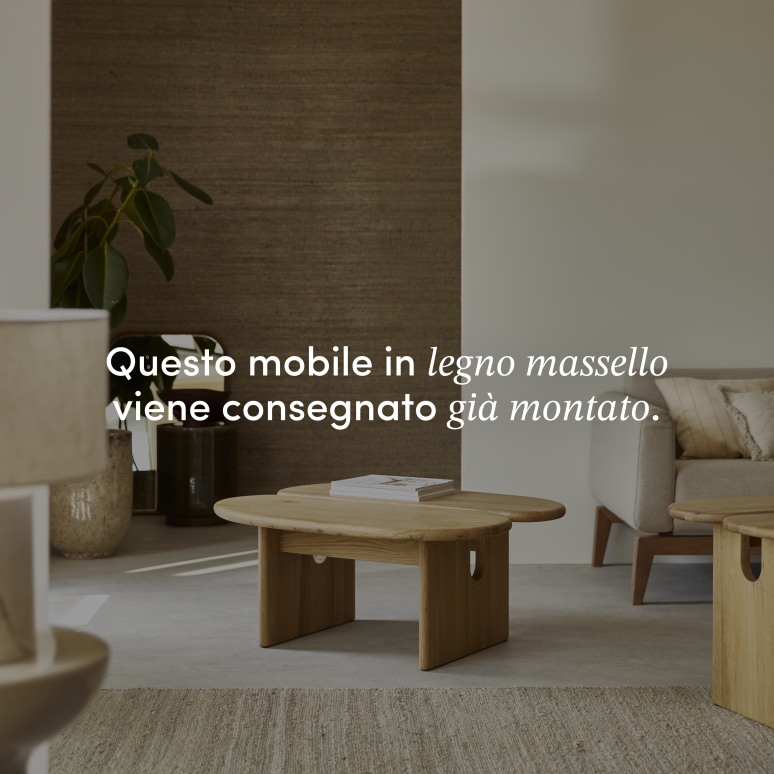 Sophia - Tavolino in rovere massello