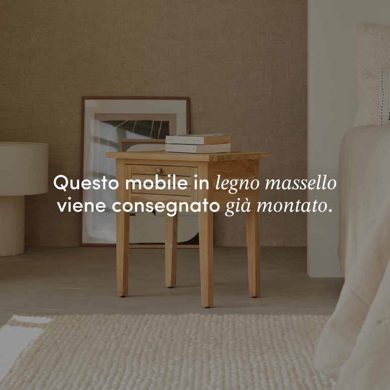 Suzette -  Comodino in teak massello