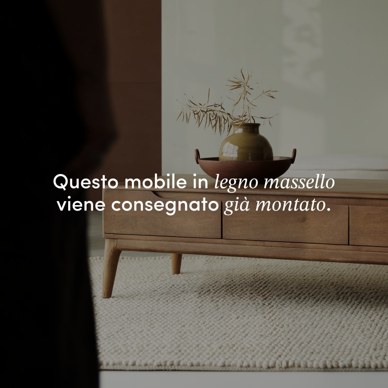 Gabrielle - Tavolino in mango massello Gabrielle