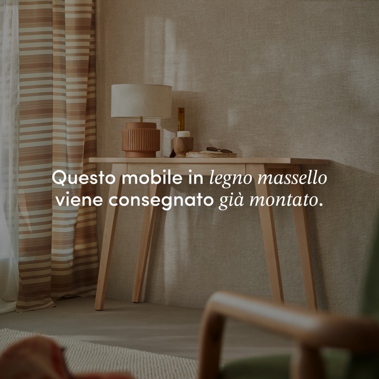 Esmée - Consolle in rovere massello