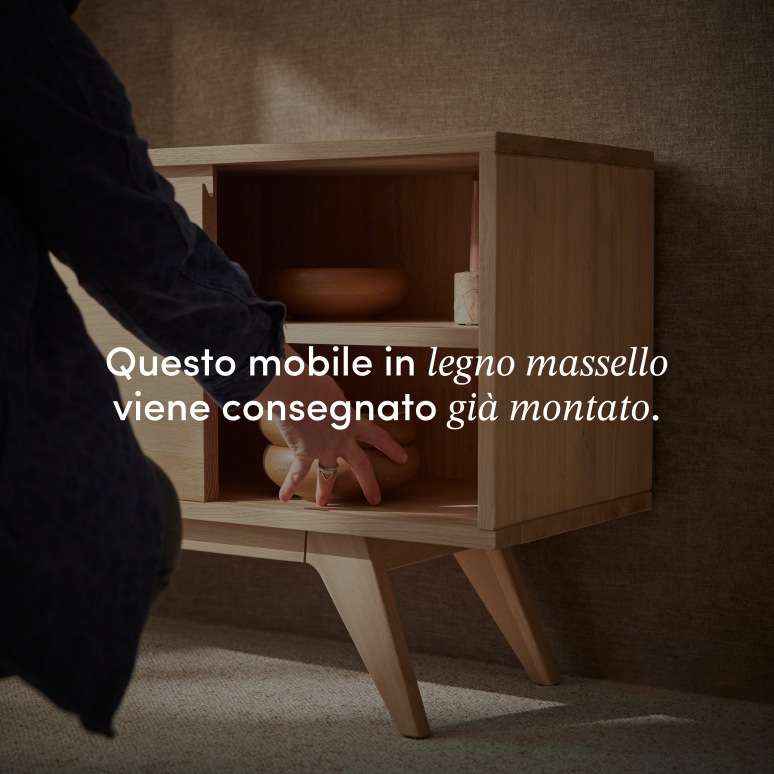 Esmée - Credenza in rovere massello 130 cm