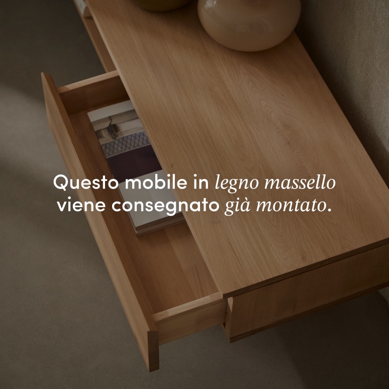 Esmée - Mobile TV in rovere massello 180 cm