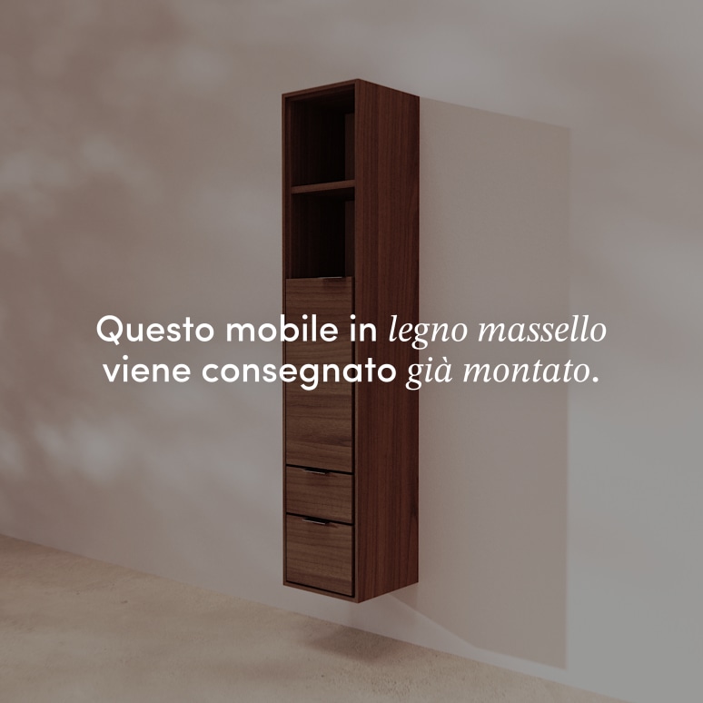 Senson - Colonna in noce massello