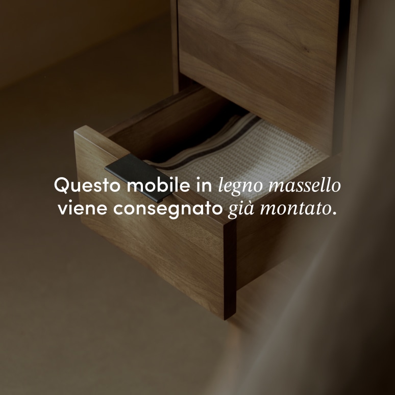 Senson - Colonna in noce massello