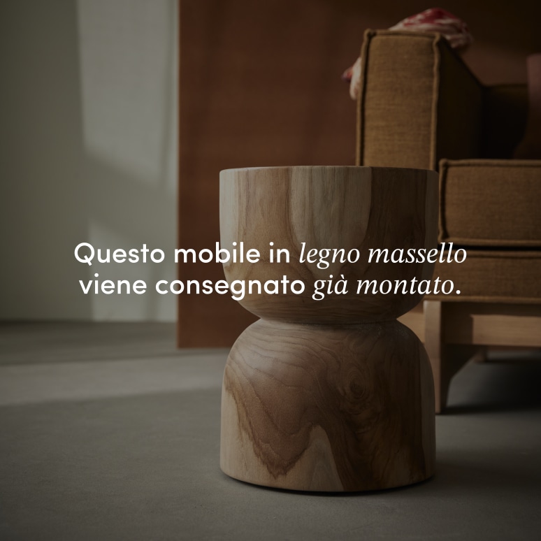 Mare - Tavolino da divano in teak massiccio