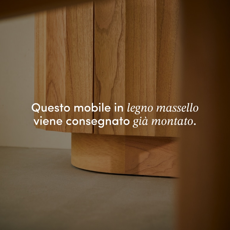 Andréa - Credenza in mindi massello 150 cm