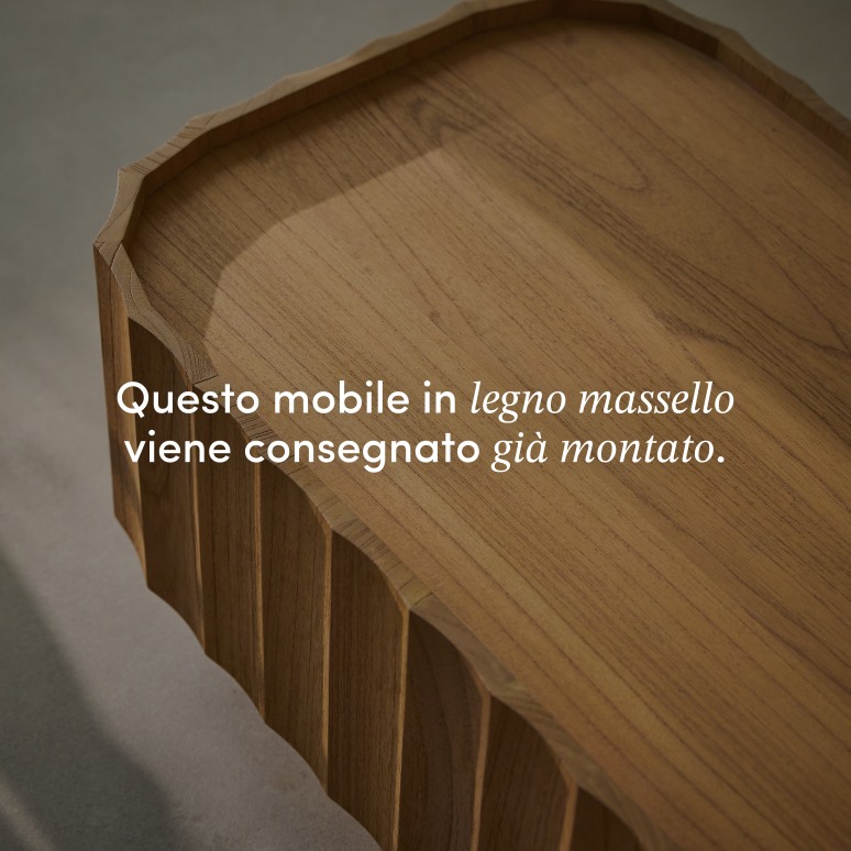 Andréa - Tavolino in mindi massello