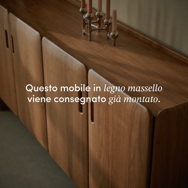 Marco - Credenza in teak massello 180 cm
