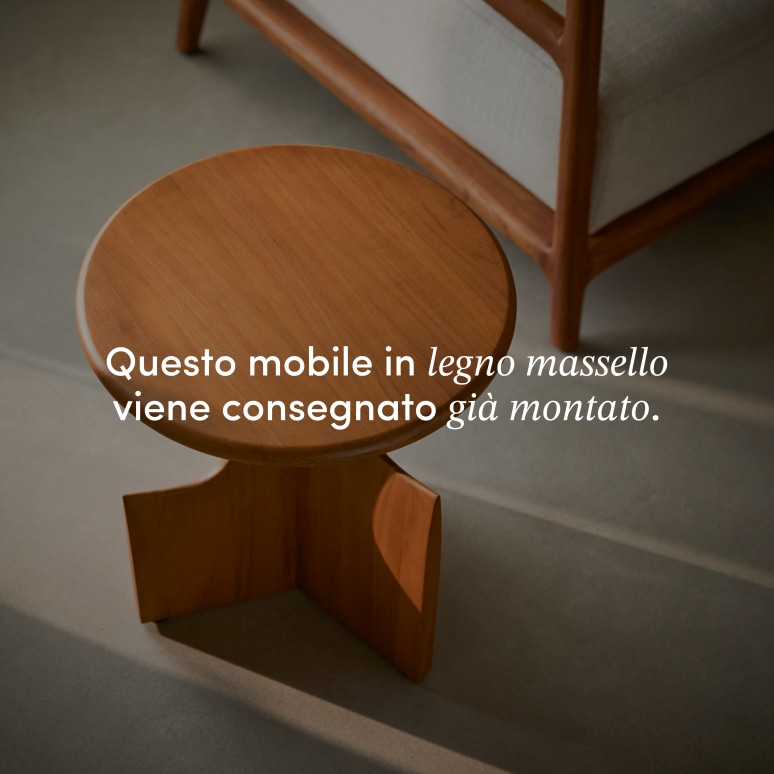 Sun - Tavolino in teak massello