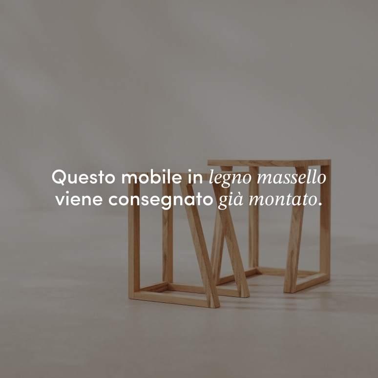 Gaspard - Tavolino da salotto in mango massello