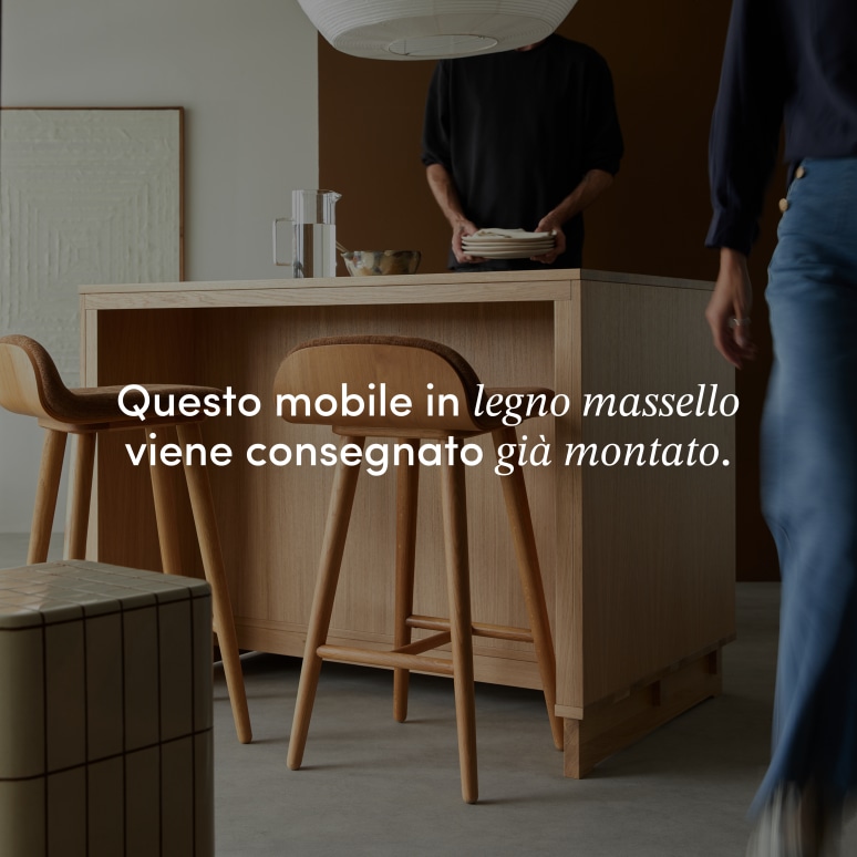 Miu - Isola da cucina in rovere