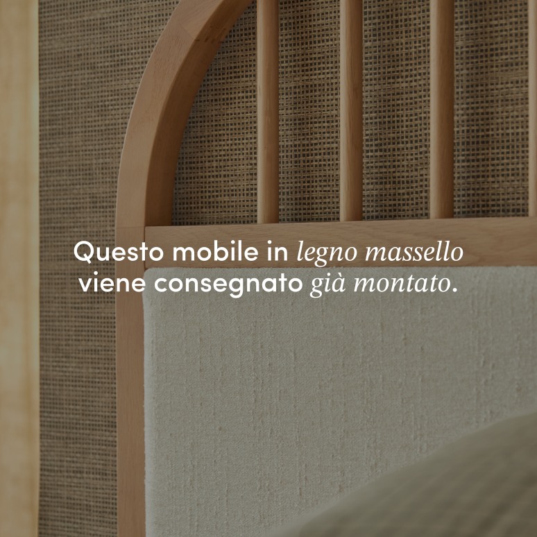 Colin - Testiera in rovere massello 160 cm