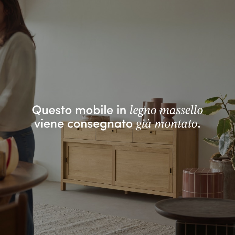 Heidi - Buffet e credenza in rovere massello 160 cm