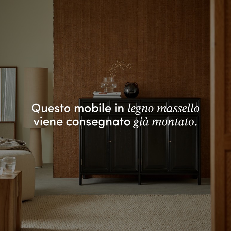 Anna - Buffet in legno di mindi 120 cm