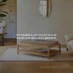 Achille - Rechthoekige salontafel van massief teak