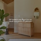 Achille - Buffetkast van massief teak 120 cm