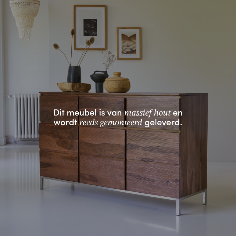 Nova - Buffet van massief palissander 155 cm