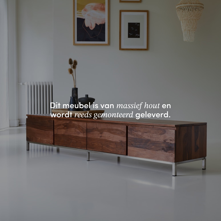 Nova - Tv-meubel van massief palissander 205 cm