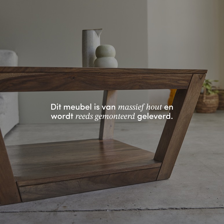 Villa - Massief palissander salontafel