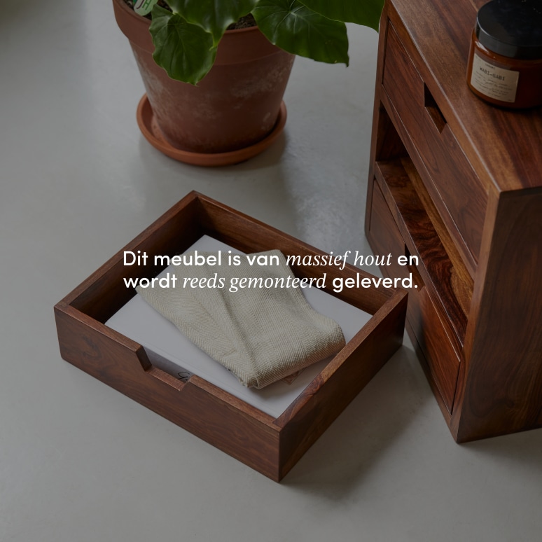 Kwarto - Massief palissander module met 3 laden